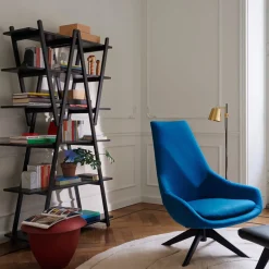 Libreria Nuvola Rossa in Faggio Nero di Vico Magistretti