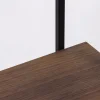 Libreria Obsidium in noce e ferro nero
