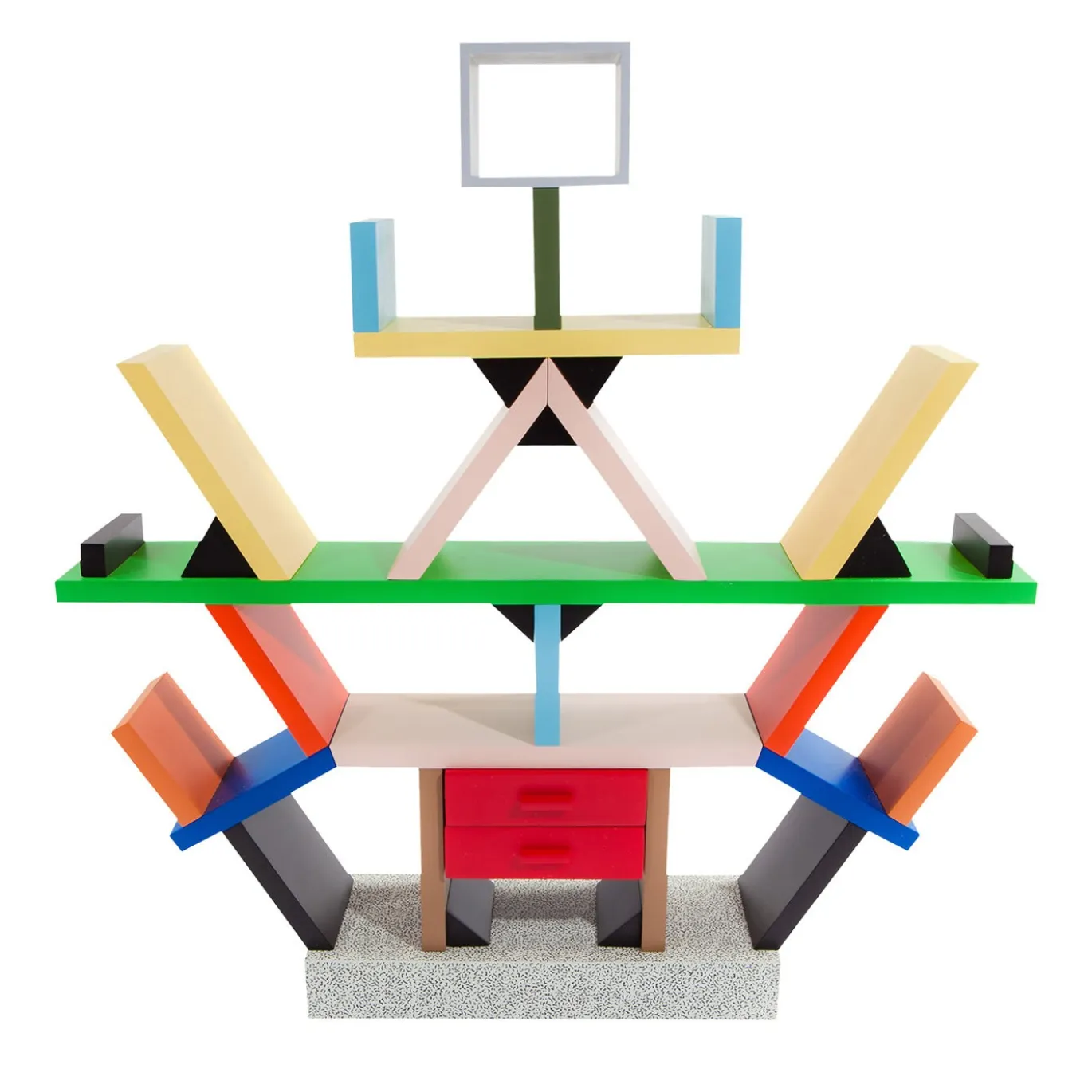 Libreria/Paravento Carlton - Memphis Milano di Ettore Sottsass