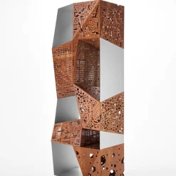 Libreria Riddle Totem in Noce di Steven Holl