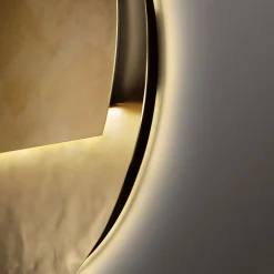 Light&Shade 60 Lampada da parete in ottone di Adele Martelli
