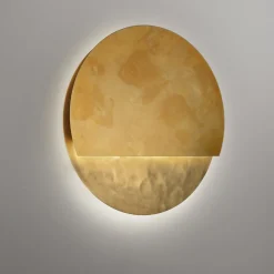 Light&Shade 60 Lampada da parete in ottone di Adele Martelli