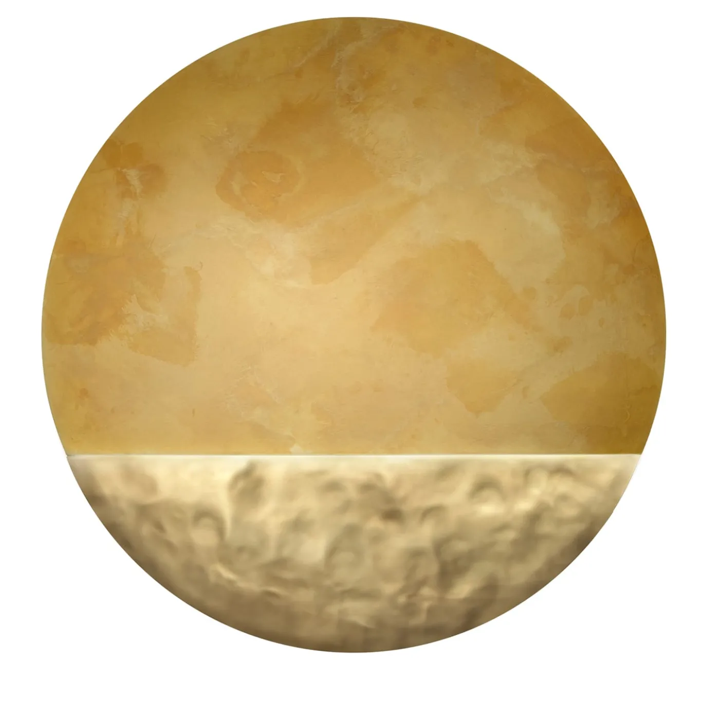 Light&Shade 60 Lampada da parete in ottone di Adele Martelli