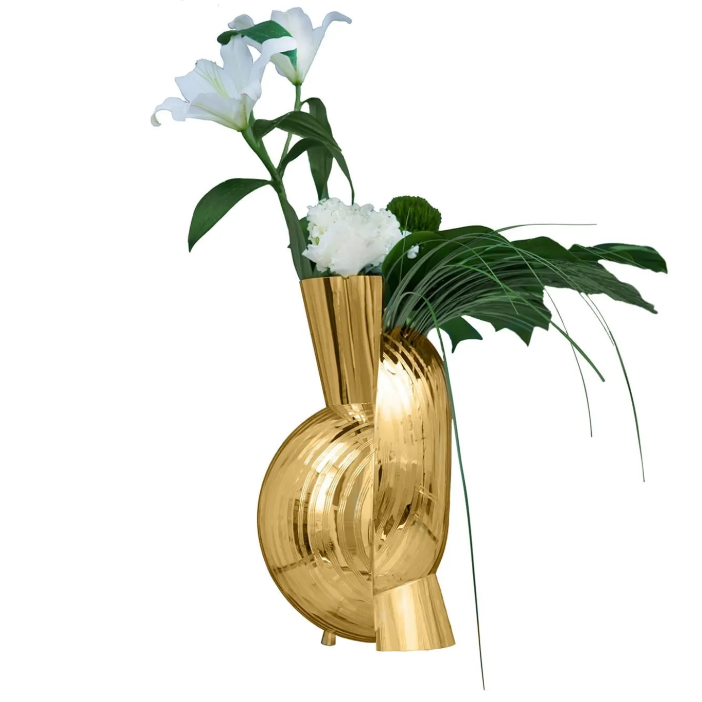 Lumaca Vaso d'oro con bordo