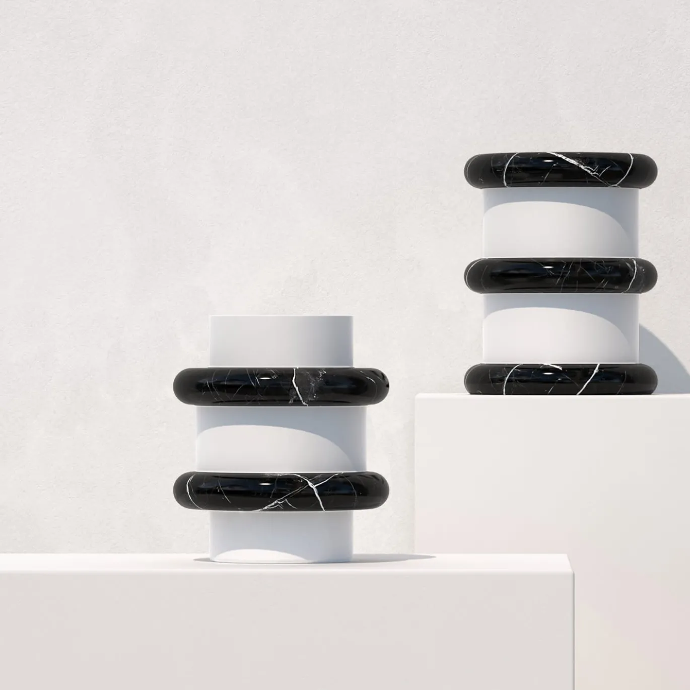 Lumière Vaso Piccolo Bianco