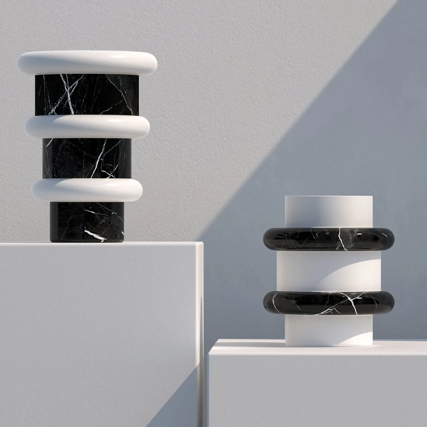 Lumière Vaso Piccolo Bianco