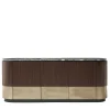 Madia Alma-Decor ED/50 659 con piano in marmo Silver Paradiso