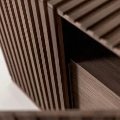 Madia Bars in listelli di legno massello marrone