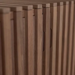 Madia Bars in listelli di legno massello marrone