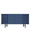 Madia B-Side in MDF Blu Oltremare a 2 Porte