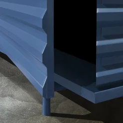 Madia B-Side in MDF Blu Oltremare a 2 Porte