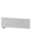 Madia M19 Asimmetrica in Legno Laccato Bianco
