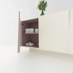 Madia Minimalista V in Legno Bianco
