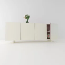 Madia Minimalista V in Legno Bianco