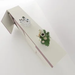 Madia Minimalista V in Legno Bianco