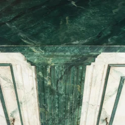 Madia Portofino Marmorizzata Avorio e Verde Dipinta a Mano