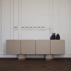Madia Venus Greige a 4 Ante in Noce Grigio