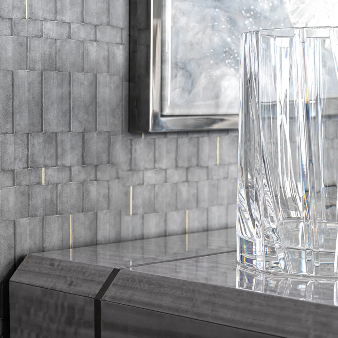 Manhattan Vaso medio in vetro trasparente