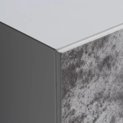 MAYA 210/80 Sideboard in finitura alluminio