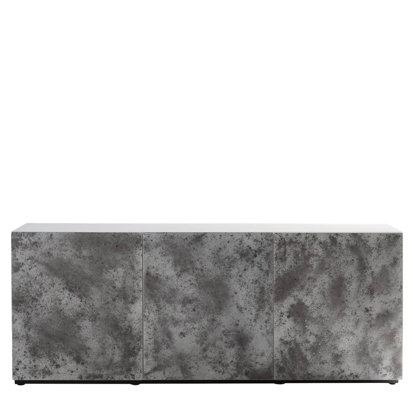 MAYA 210/80 Sideboard in finitura alluminio