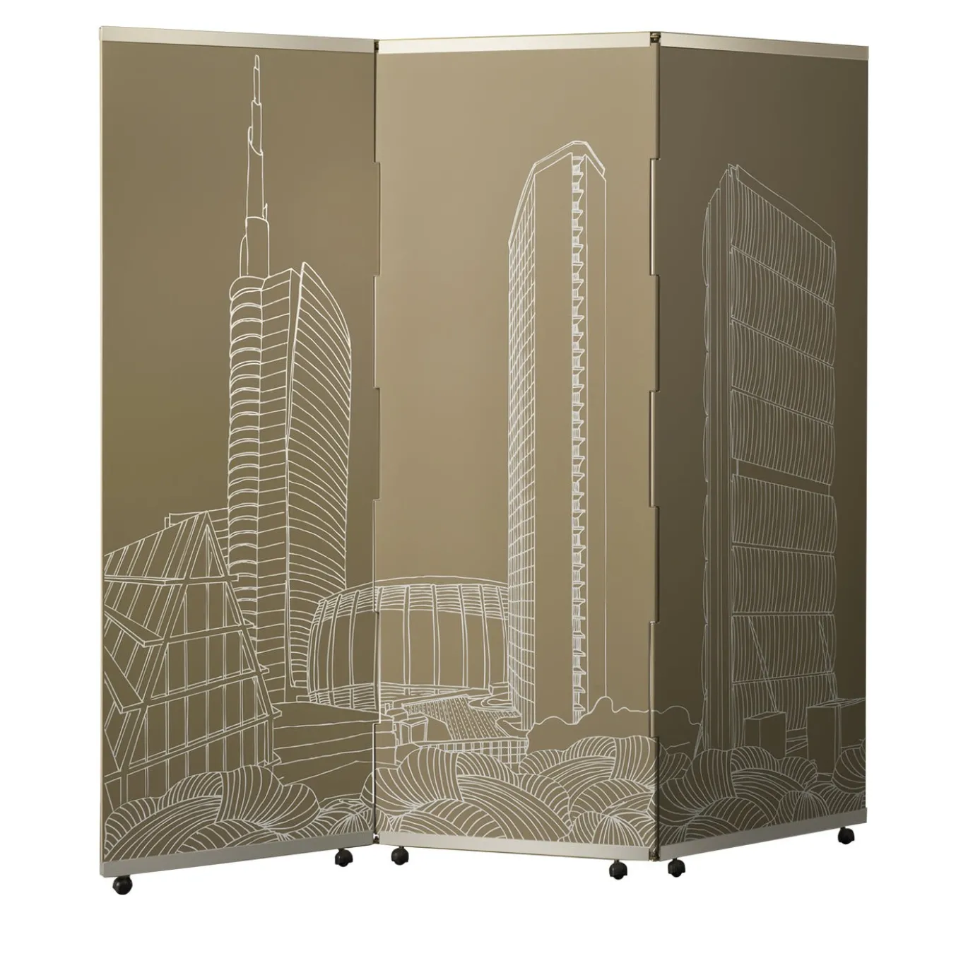 Milano Oltre il Paesaggio Taupe Screen