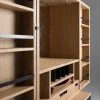 Mobile bar cabinet