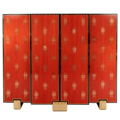 Mobile bar in legno rosso Bolivar