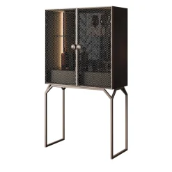 Mobile bar in vetro