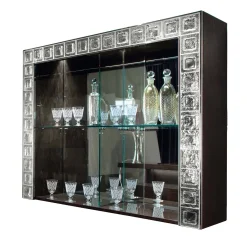 Mobile bar in vetro di Murano