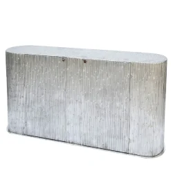 Mobile Canneto in alluminio naturale