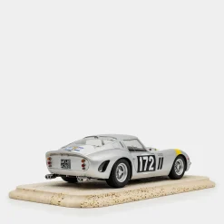Modello Ferrari 250 GTO Tour de France in Metallo Argento