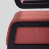 Moki Red Lounge Chair di Gianluca Villa