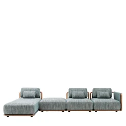 Moorea Key West Modular Blu Divano da Esterno #1