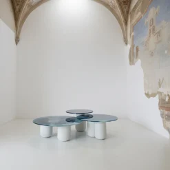 Mushroom Tavolino da caffè piccolo blu notte