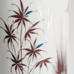 Natsumi vaso cilindrico in porcellana con paesaggio giapponese