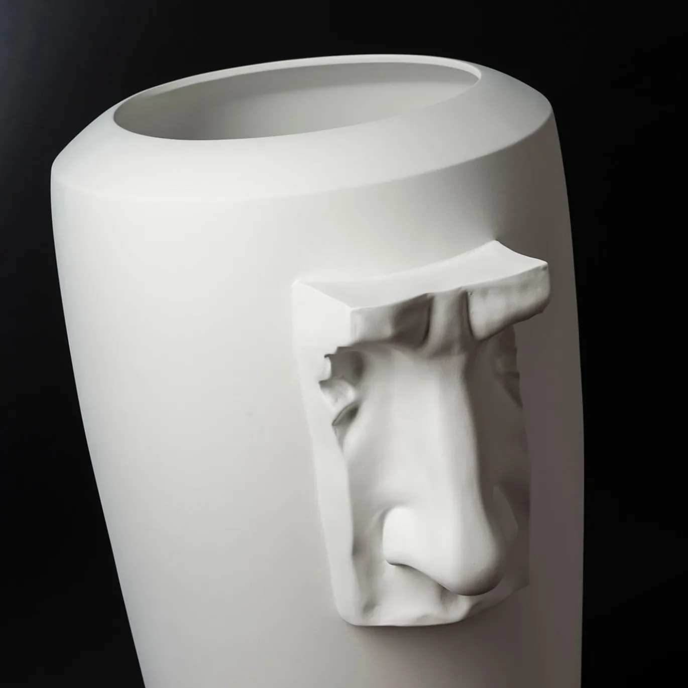 Obice David Nose Vaso decorativo bianco