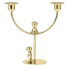 Omini Thinker Walkman Candlestick in ottone lucido di Stefano Giovannoni