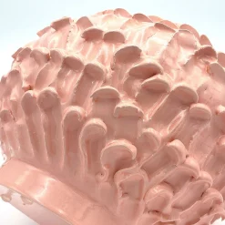 Onda Vaso piccolo rotondo rosa cipria