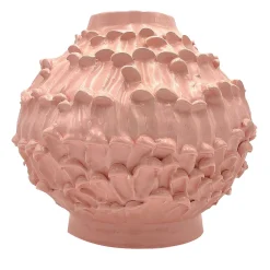 Onda Vaso piccolo rotondo rosa cipria