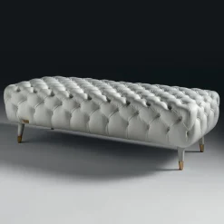 Ottomana in pelle Savoi