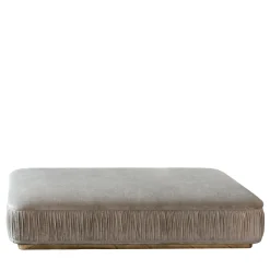 Ottomana in tessuto Passion Gold