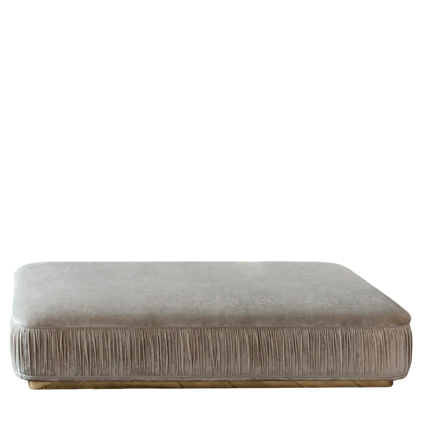 Ottomana in tessuto Passion Gold