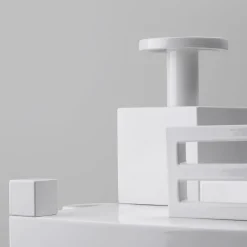 Paesaggi Scultura quadrata bianca di Nathalie Du Pasquier