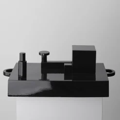 Paesaggi Scultura rettangolare nera di Nathalie Du Pasquier
