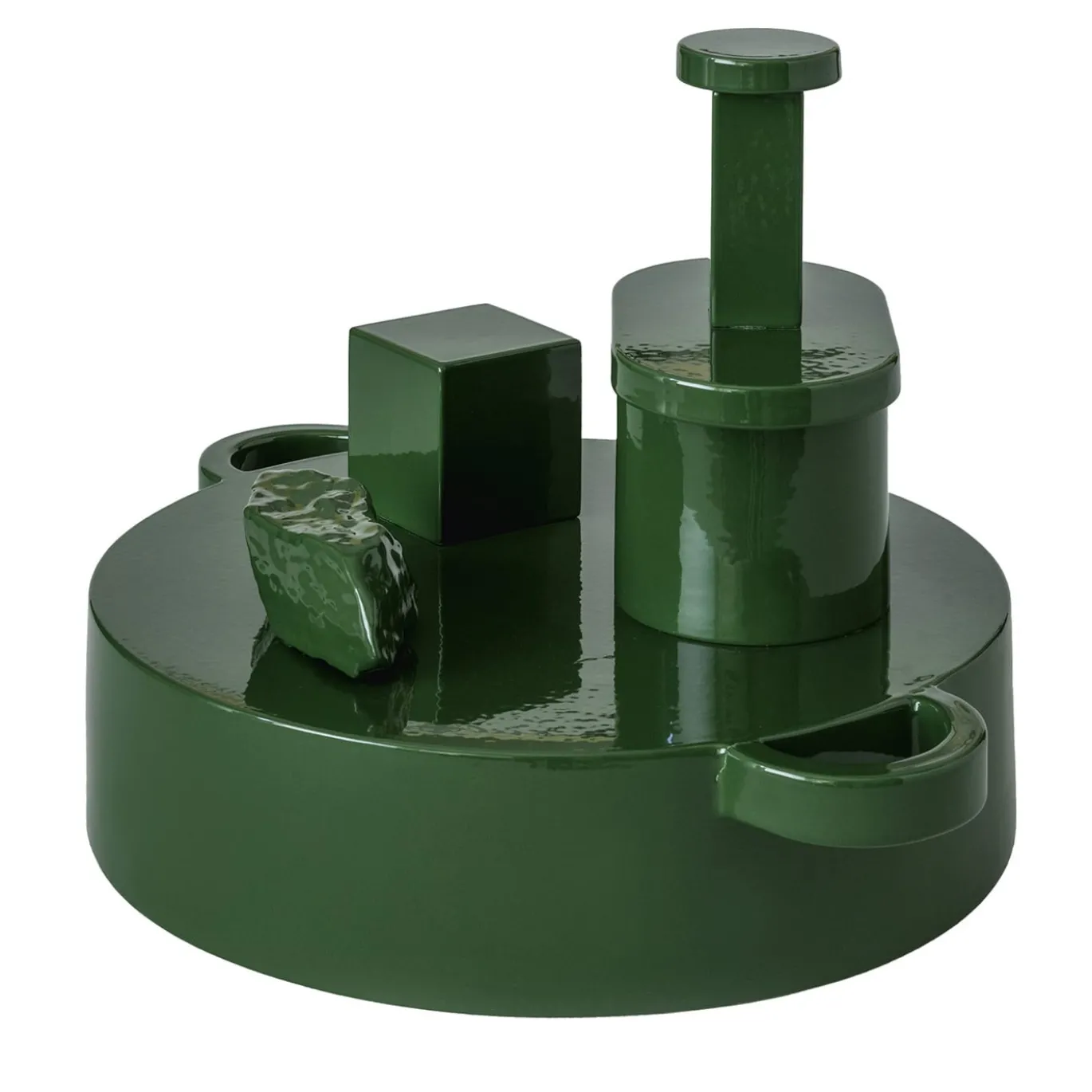 Paesaggi Scultura Rotonda verde di Nathalie Du Pasquier