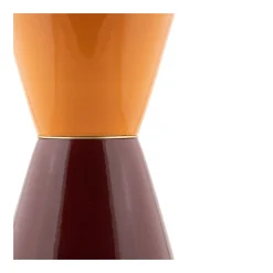 Palm Lampada da tavolo Media Burgundy e Arancione