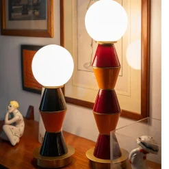 Palm Lampada da tavolo ridotta a cinque elementi