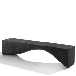 Panca Curve in Cedro Nero Vulcano di Brodie Neill