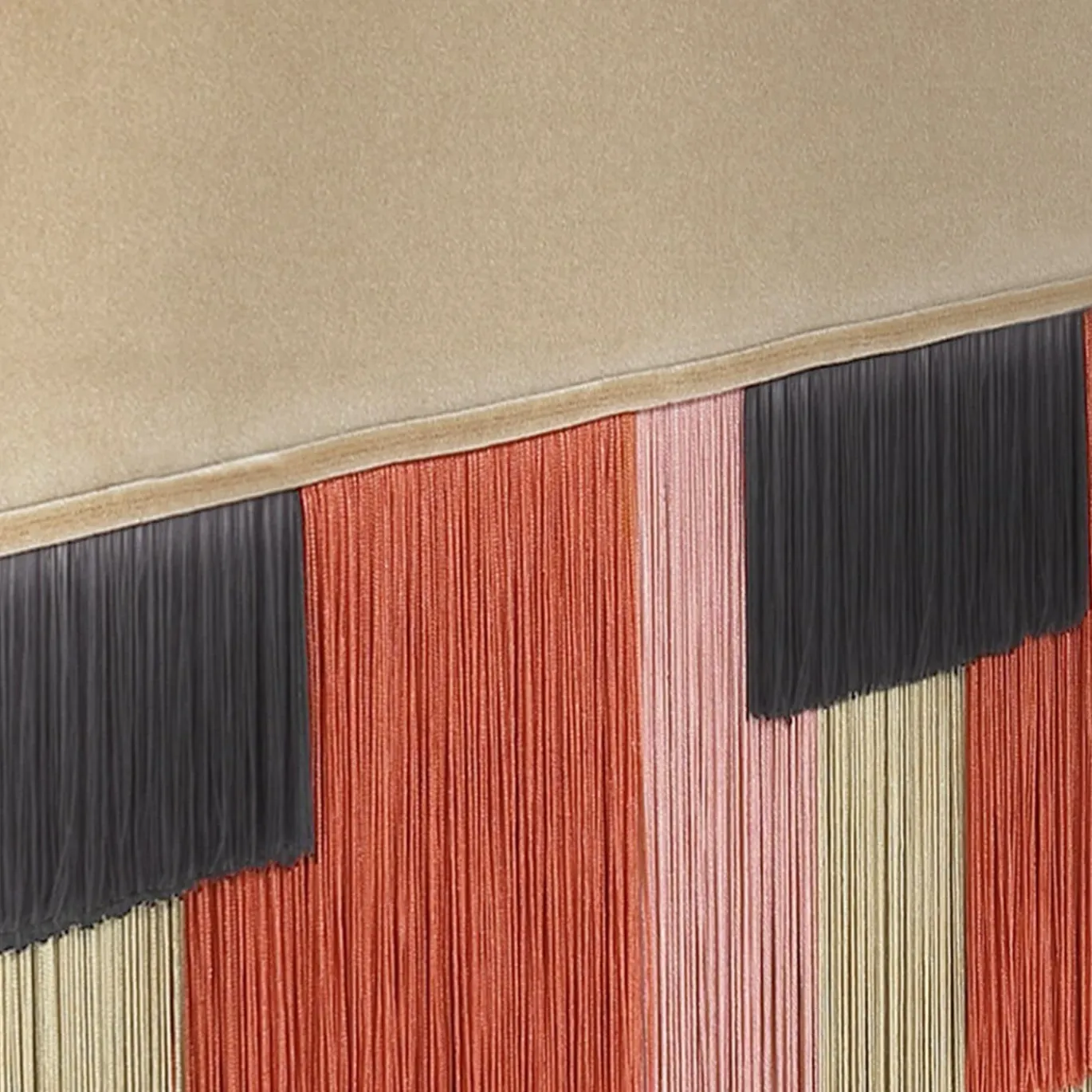 Panca Geo Stripe Policroma in Velluto #3 di Lorenza Bozzoli