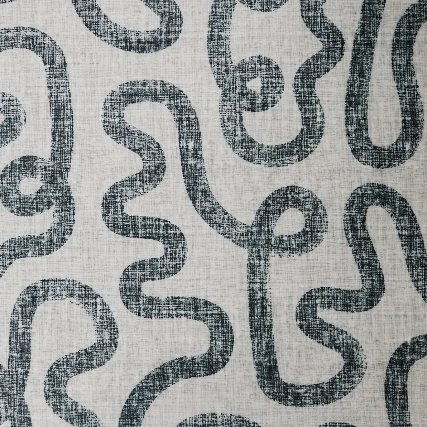 Panca Imbottita Eos Big con Pattern Grigio